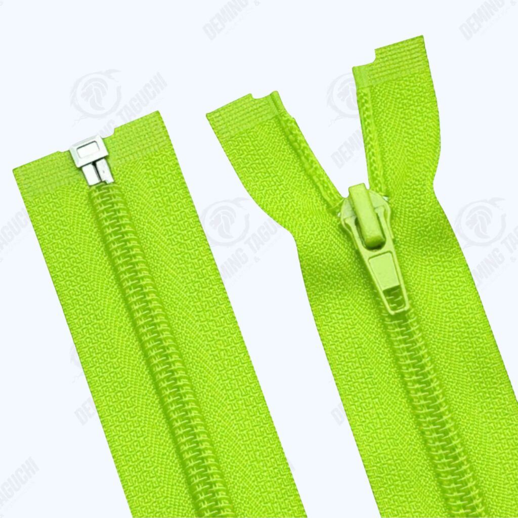 Cierre / cremallera nylon de medidas importado VERDE LIMÓN 70cm #5 – ideal para casacas