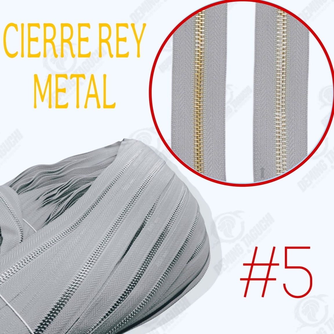 Cierre Metal Nacional (Rey) PLOMO PLATA #5 (cod 804) , Cierre Metal Para Carteras, Cierre Metal Resistente, Cierre Metal Buena Calidad, Cierre Metal Por Rollo Y Metros, Cierre Metal Buen Precio, Cierre Metal Varios Colores, Cierre Metálico Para Marroquinería, Cierre Metálico Rollo Plomo Plata, Cremallera Metálica Plateada, Cierre Metálico Para Carteras Y Bolsos.