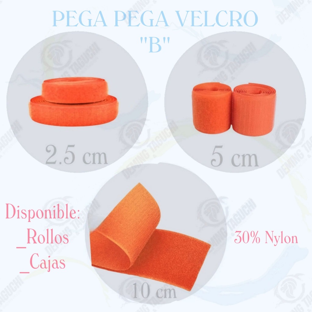 Pega Pega Chino B- ANARANJADO 2.5cm, 5cm, 10cm, Velcro Industrial Resistente, Pega Pega Fuerte Para Uso General, Velcro Durable Para Diversos Usos, Pega Pega O Velcro De Alta Resistencia, Velcro Para Manualidades Y Ropa, Pega Pega Para Bolsos Y Mochilas.