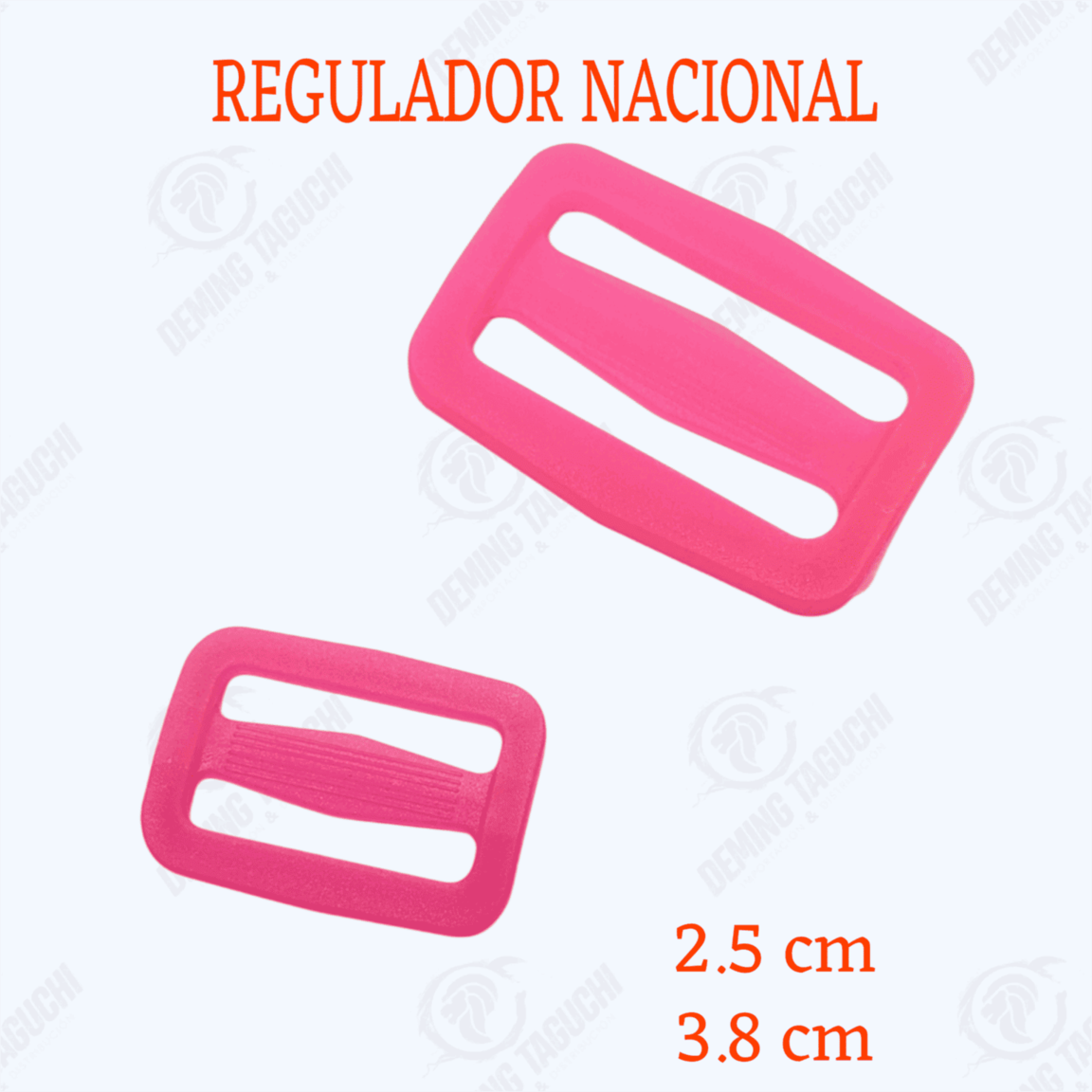 Regulador Plástico Nacional CORAL 2.5cm, 3.8cm, Regulador Plastico Para Mochilas, Regulador Nacional Lima Peru, Regulador Por Mayor, Regulador Por Ciento y Millar, Regulador Plastico Para Mochilas Regulador Por Millar.