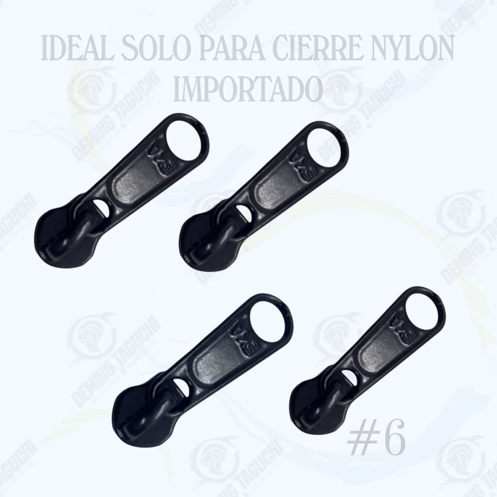 Deslizadores / Llaves Importado Nylon NEGRO #6 Modelo Coreano Clasico | Confección de Mochilas, Morrales, Carteras, Bolsos, Estuches y Accesorios Textiles