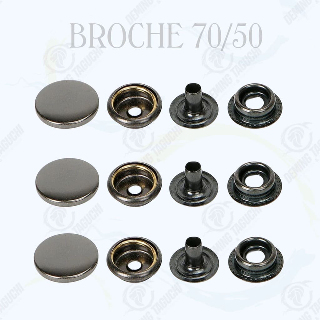 Broche 70/50 Metal QUEMADO | Broche A Presión Para Confección, Casacas, Ropa, Mochilas, Bolsos, Carteras Y Accesorios Textiles