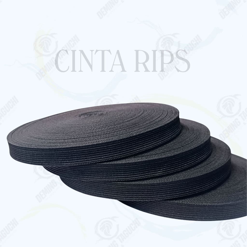Cinta Rips NEGRO 1.5cm Y 2cm – Cinta Para Calzado, Prendas De Vestir, Ribeteado Y Accesorios Textiles