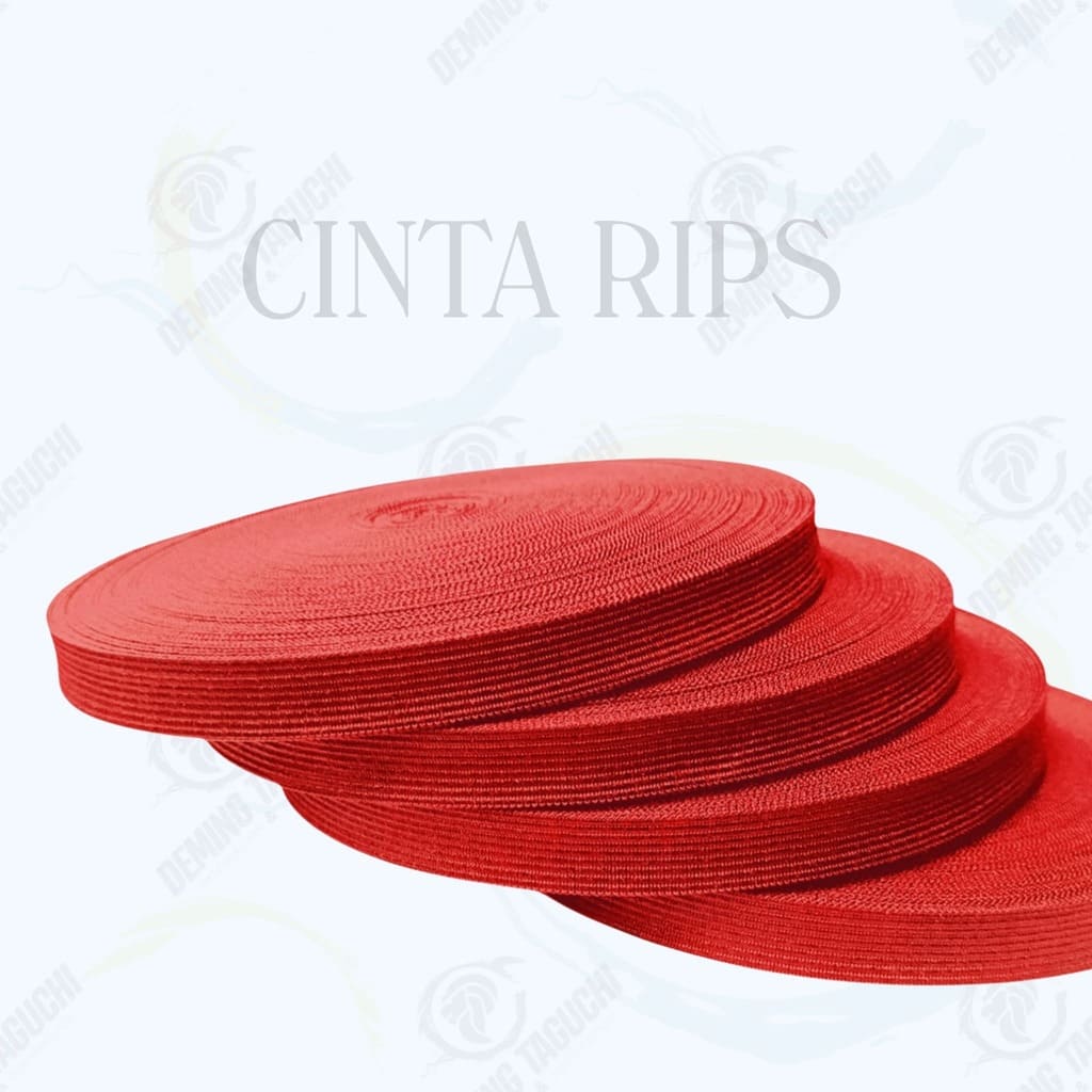 Cinta Rips ROJO 1.5cm Y 2cm – Cinta Para Calzado, Prendas De Vestir, Ribeteado Y Accesorios Textiles