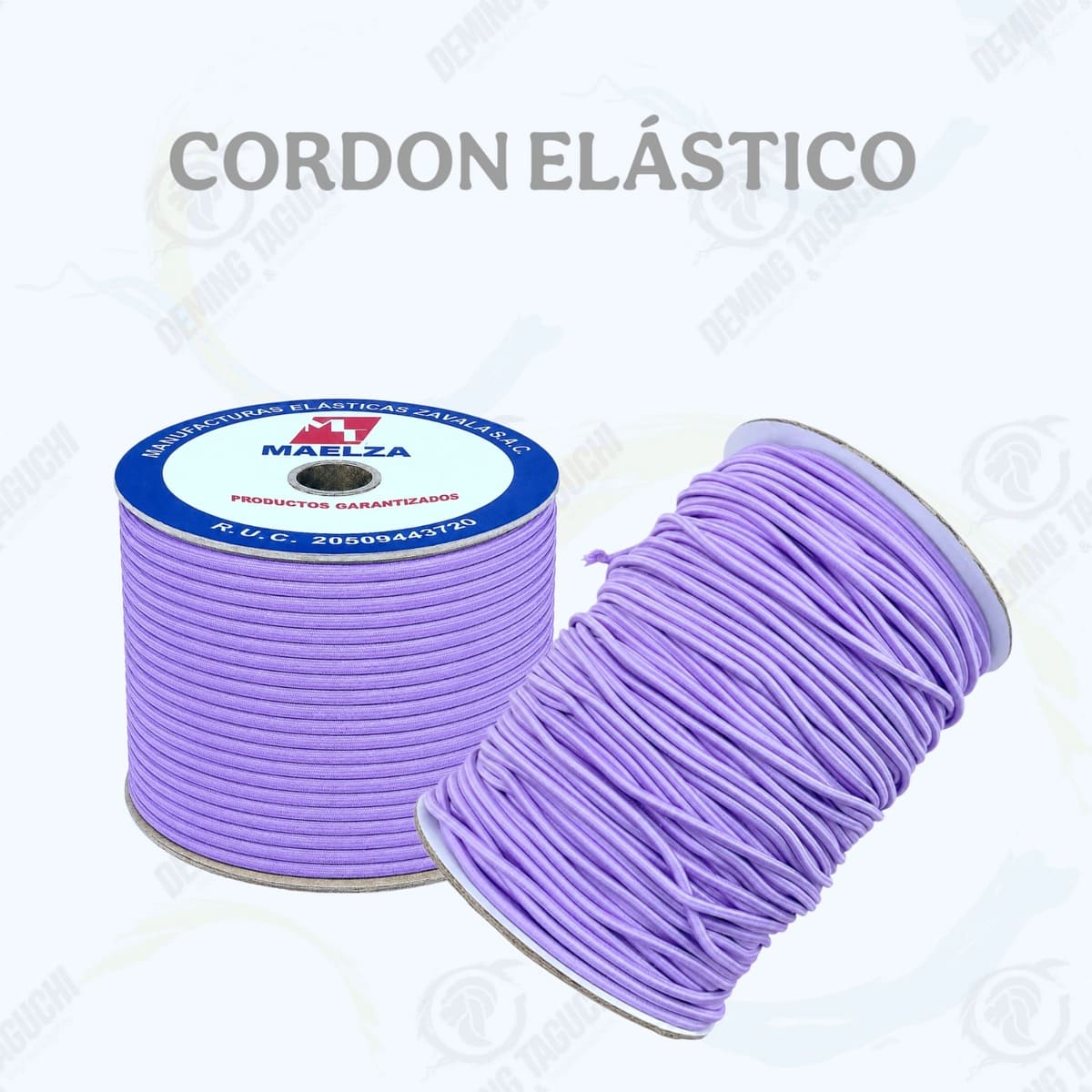 Cordón Elástico Redondo LILA 2 mm y 3 mm | Elástico para Pilis, Moñeras, Ropa, Confección, Mochilas, Bolsos, Calzado, Manualidades y Accesorios