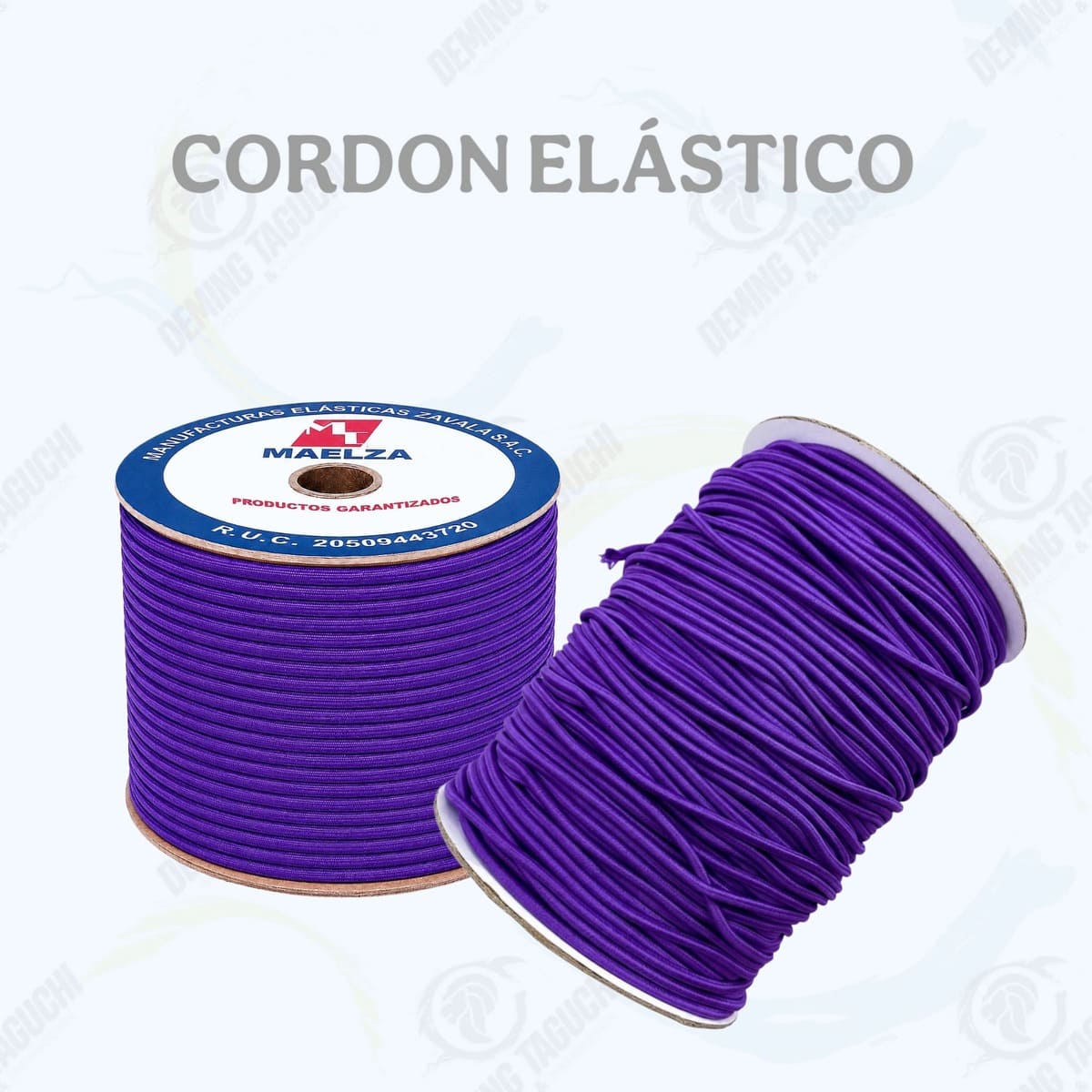 Cordón Elástico Redondo MORADO 2 mm y 3 mm | Elástico para Pilis, Moñeras, Ropa, Confección, Mochilas, Bolsos, Calzado, Manualidades y Accesorios