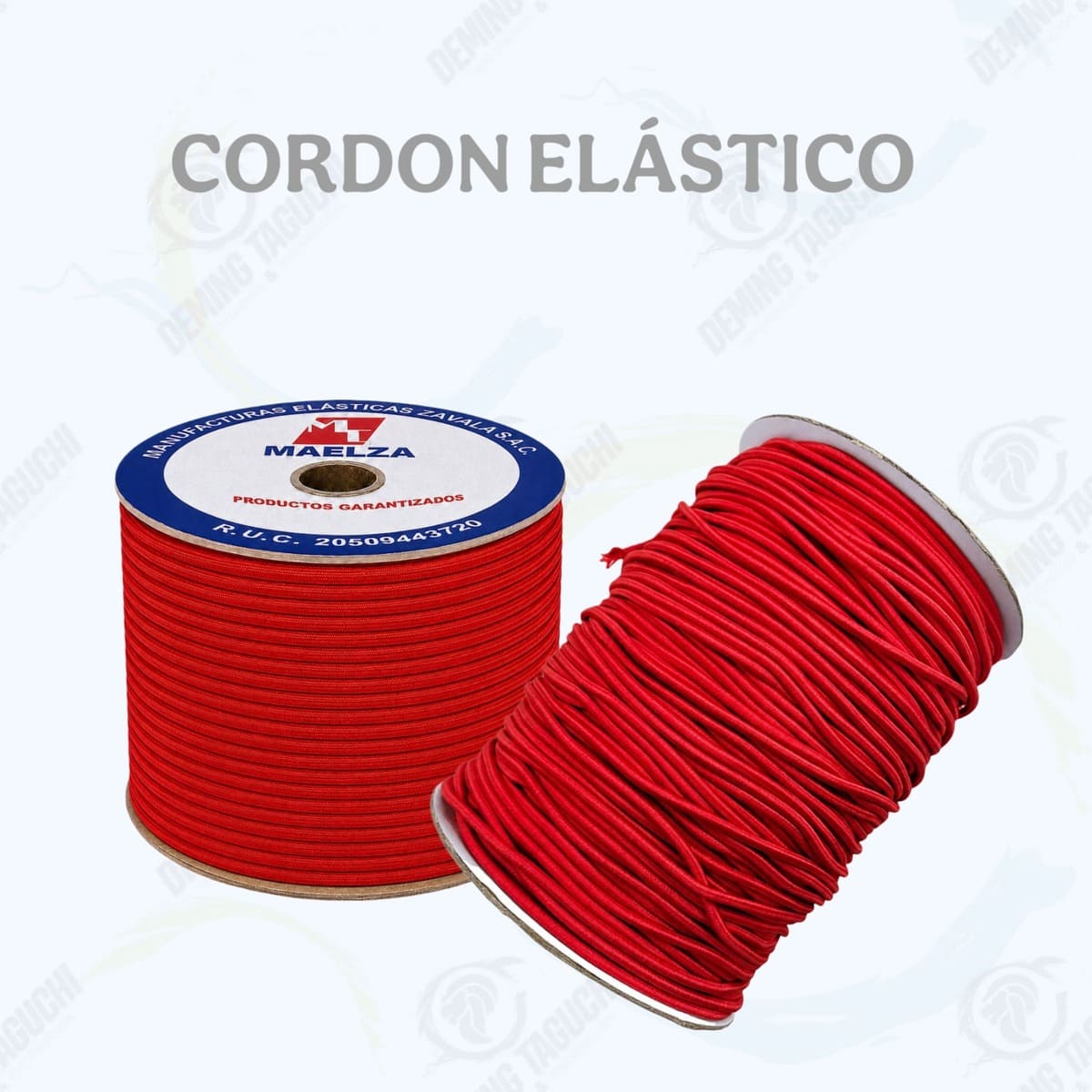 Cordón Elástico Redondo ROJO 2 mm y 3 mm | Elástico para Pilis, Moñeras, Ropa, Confección, Mochilas, Bolsos, Calzado, Manualidades y Accesorios
