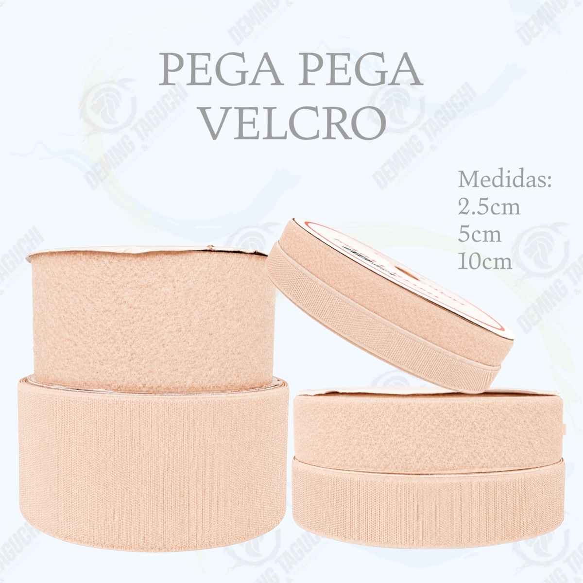 Pega Pega Chino B BEIGE CLARO 2.5cm, 5cm, 10cm – Velcro Para Confección Textil, Mochilas, Calzado y Carpas de Motos | Rollos y Cajas